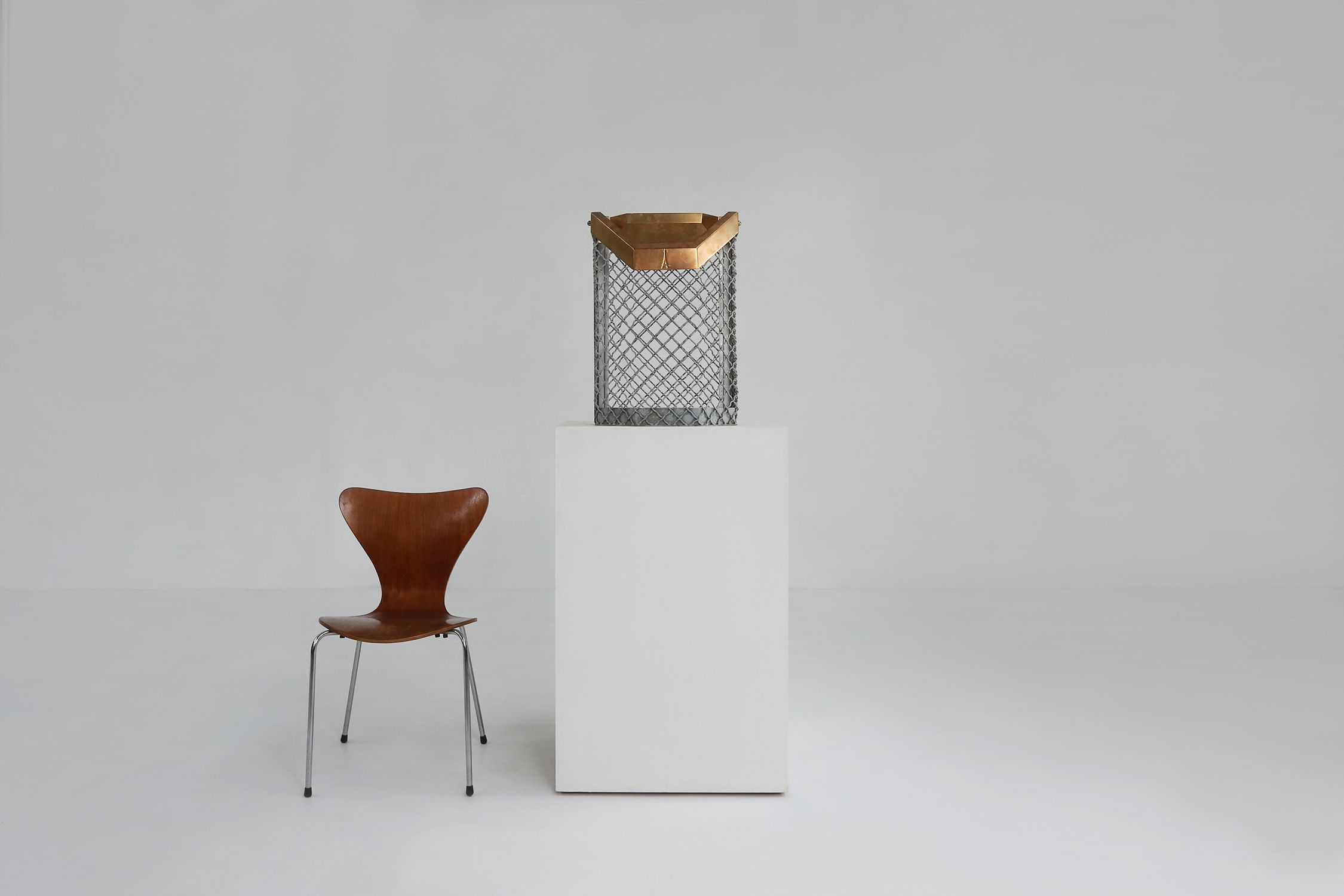 Original Eiffel Tower Trash Can from the Champ‑de‑Mars, France 1960sthumbnail